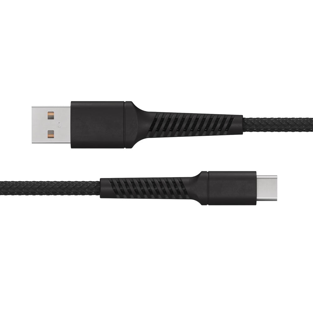 X2O Longlife 60W USB-A till USB-C Kabel - 1m - Svart