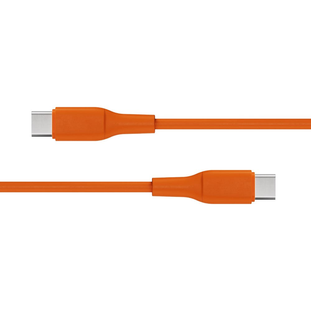 X2O Superflex 60W USB-C till USB-C Kabel - 1.5m - Orange