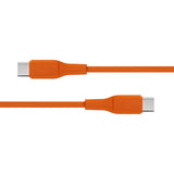 X2O Superflex 60W USB-C till USB-C Kabel - 1.5m - Orange