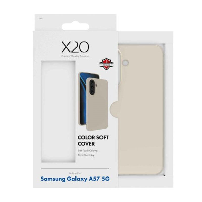 Samsung Galaxy A57 X2O Color Soft Skal - Beige