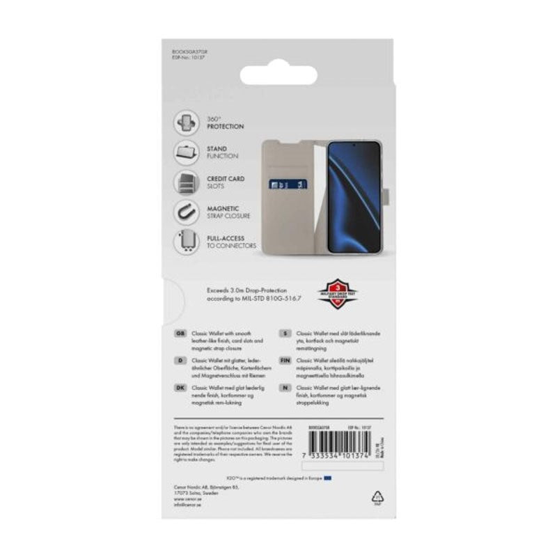 Samsung Galaxy A37 X2O Classic Wallet Fodral - Beige