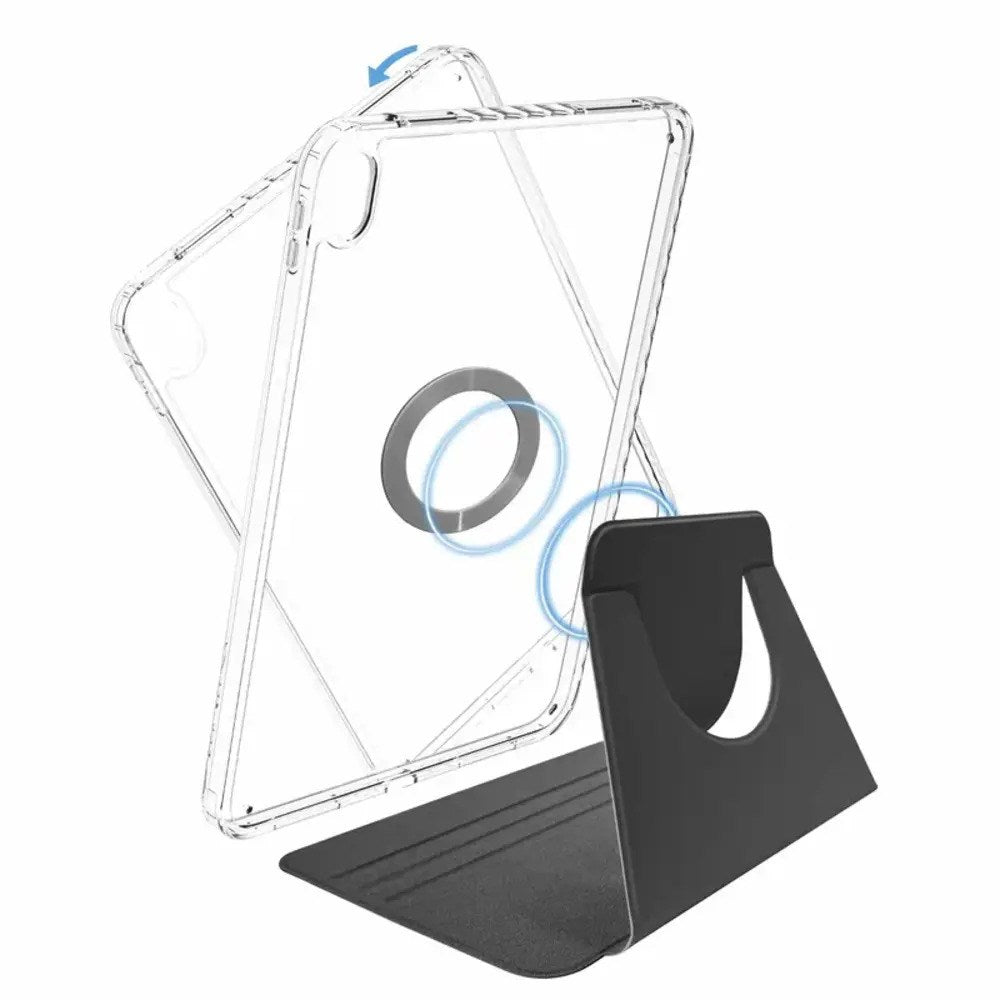 iPad 11" (2026 / 2025) / 10.9" (2024 / 2022) X2O 2-i-1 Mag Folio Fodral - Svart