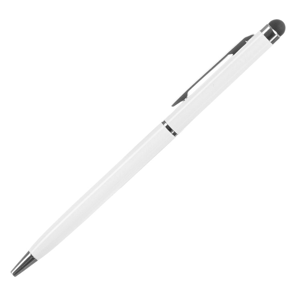 Hurtel Stylus Touch Pen med kulspetspenna - Vit