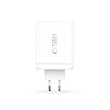 Tech-Protect 200W Väggladdare m. 3x USB-C & 1x USB-A - Vit