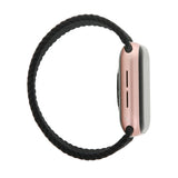 Apple Watch (42/44/SE/45/46/49mm) Elastiskt Tyg Smartwatch-rem - Storlek S - Svart