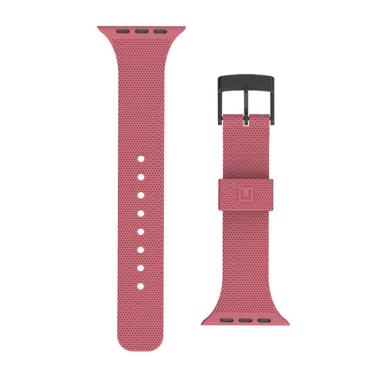 Apple Watch (42/44/SE/45/46/49mm) UAG [U] Aurora Silikonv Rem - Dusty Rose
