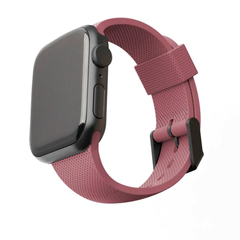 Apple Watch (42/44/SE/45/46/49mm) UAG [U] Aurora Silikonv Rem - Dusty Rose