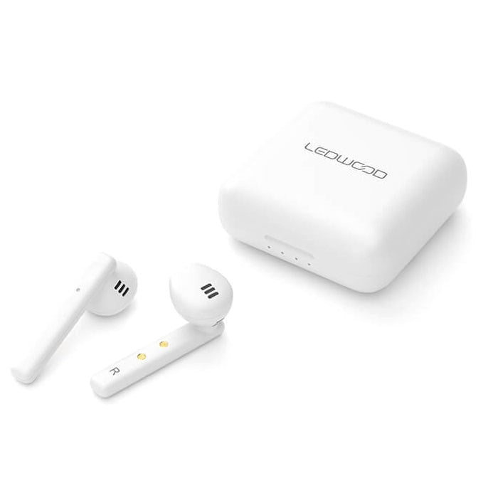 LEDWOOD Hubble True Wireless Headset In-Ear Hörlurar med Mikrofon - Vit