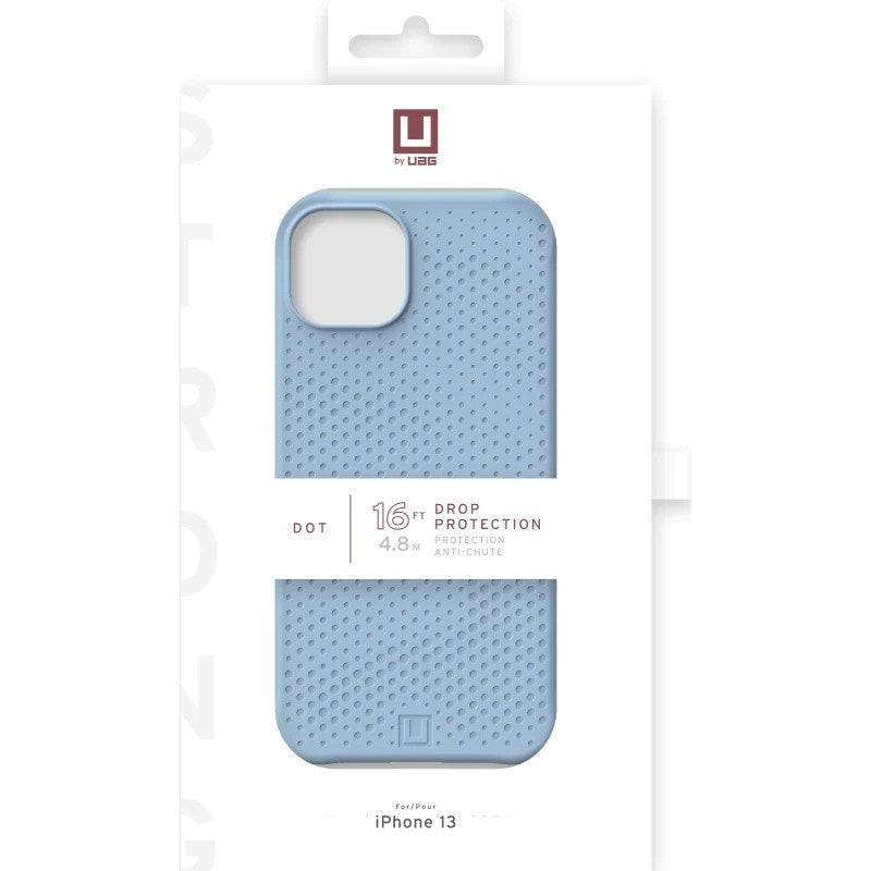 iPhone 13 UAG [U] Dot Series Tåligt Skal Silikon - Cerulean