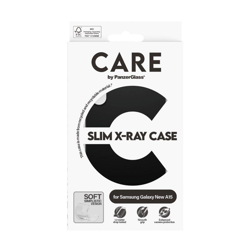 CARE by PanzerGlass Samsung Galaxy A16 FASHION X-Ray Soft Basic Skal - Svart