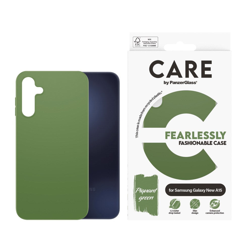 CARE by PanzerGlass® Samsung Galaxy A16 Baksidesskal - Grön