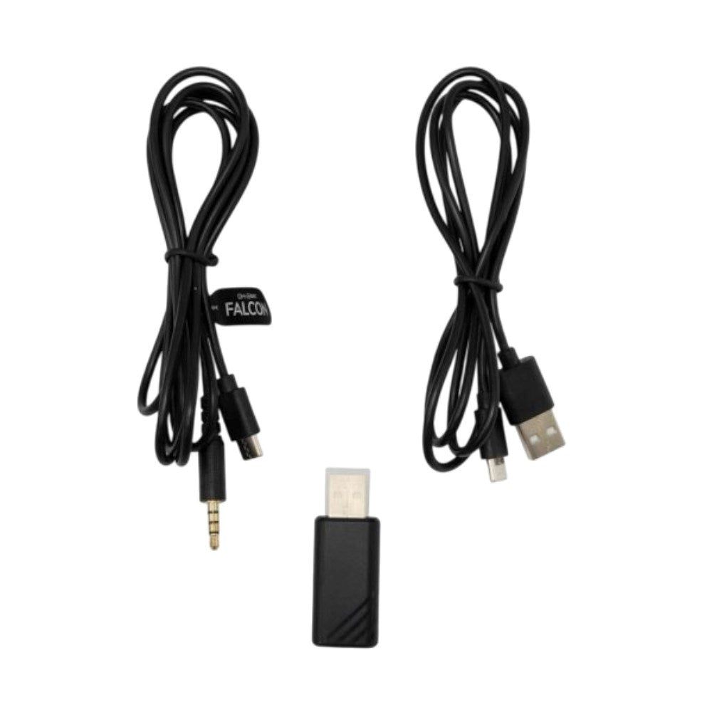 White Shark On-Ear Trådlösa Gaminghörlurar med Mikrofon - Svart