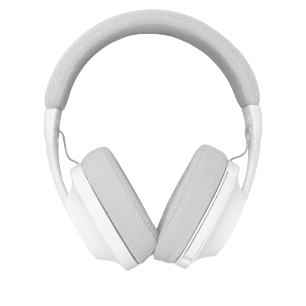 White Shark On-Ear Trådlösa Gaminghörlurar med Mikrofon - Vit / Grå