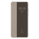 Original Huawei P40 Smart View Flip Case Khaki