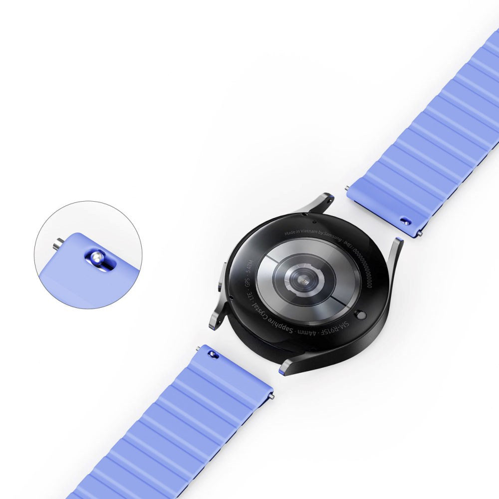 Smartwatch Rem 20mm Dux Ducis LD-Series Magnetisk Silikonrem - Blå