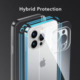 iPhone 14 Pro ESR Ice Shield Hybrid Air-Guard Skal - Transparent