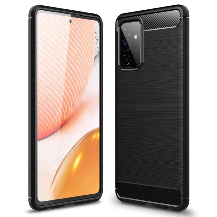 Samsung Galaxy A72 (4G / 5G) Tech-Protect Flexibelt plastkolväska - Svart