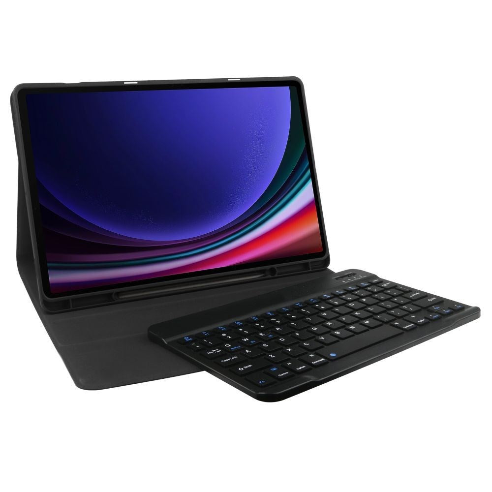 Samsung Galaxy Tab S9 FE Tech-Protect Keyboard Fodral med Pennhållare - Engelsk Layout - Svart