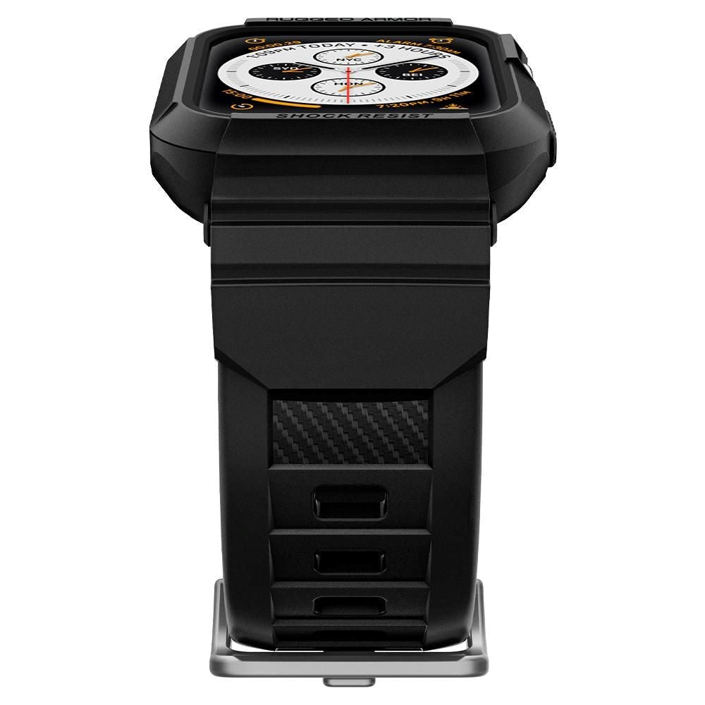 Apple Watch (40/SE/41mm) Spigen Rugged Armor Pro Skal - Svart