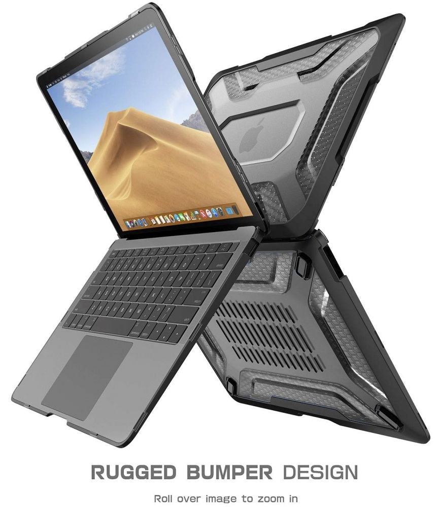 MacBook Air 13" (2018 / 2019 / 2020) SUPCASE Unicorn Beetle Pro Tåligt Skal - Frost Black
