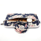 MacBook 13-14" / Laptop 13-14" Canvaslife Briefcase Väska - Navy Rose