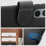 Samsung Galaxy S24 Ultra Tech-Protect Flip Wallet m. Plånbok - Svart