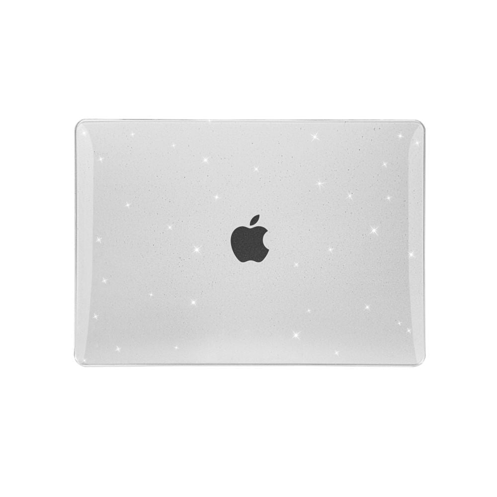 MacBook Air 15 M2/M3 (2023-2024) - Tech-Protect Smartshell Skal - Glitter Clear