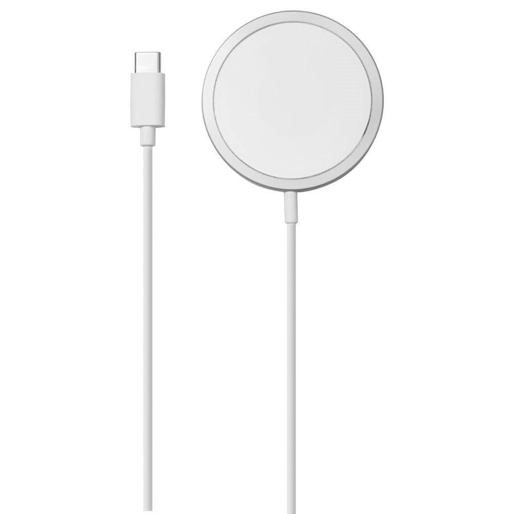 Vivanco Trådlös Laddare 15W - MagSafe-Kompatibel - Vit