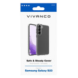 Samsung Galaxy S23 Vivanco Safe & Steady Skal - Genomskinlig