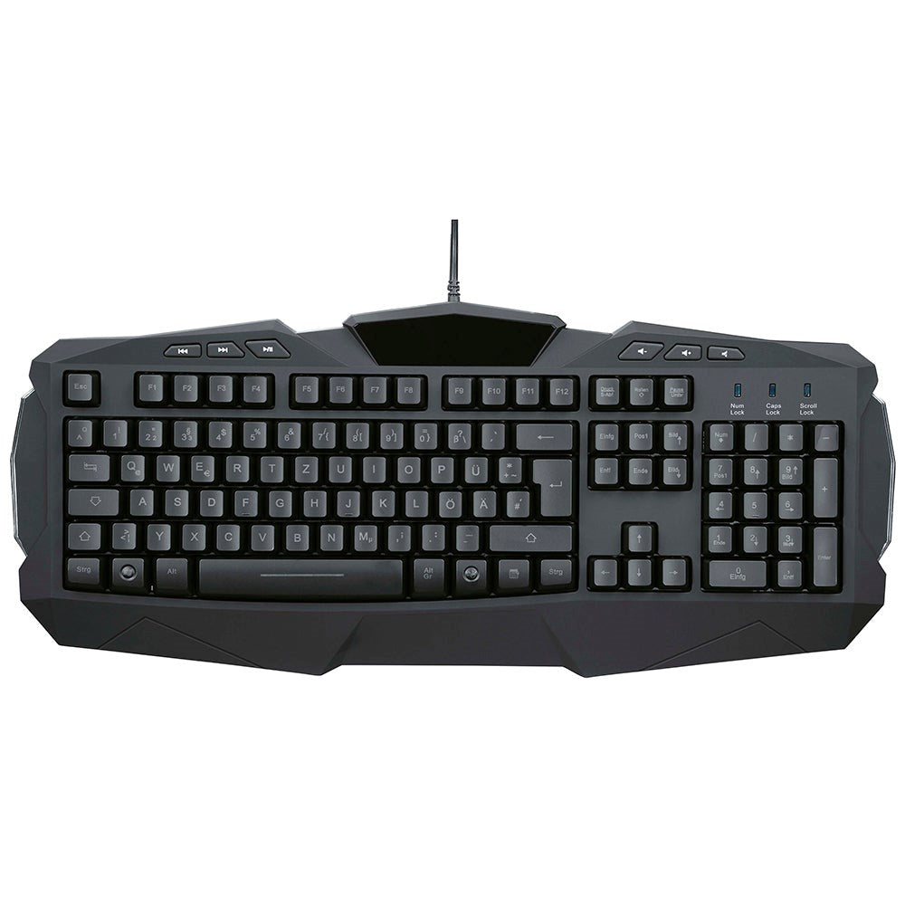 uRage Gaming Keyboard m. Baggrundslys - Nordisk Tastatur Layout - Sort