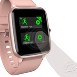 Hama Fit Watch 5910 - Fitness Smartwatch m. GPS, Pulsmätare och Pedometer - Rosa / Rose Gold