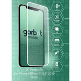 iPhone 11 Pro Max / Xs Max Garbot 3D Perfect Fit Skärmskydd - Case Friendly - Genomskinlig / Vit Kant