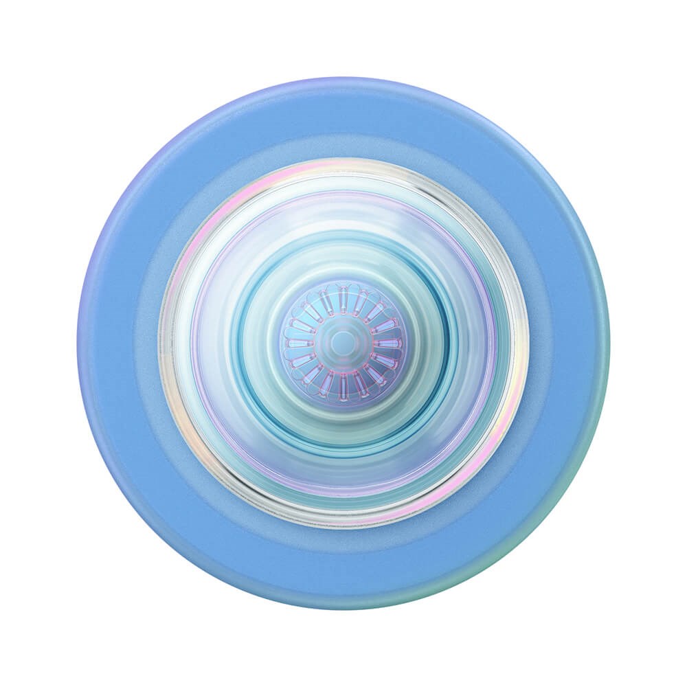 POPSOCKETS PopGrip Opalescent Blue Translucent MagSafe - Stativ och Grepp