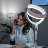 4Smarts LoomiPod Skrivbordslampa med LED Selfie Ring Light