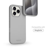 Vonmählen iPhone 16 Pro Max Eco Silikon Skal - MagSafe Kompatibelt - Light Gray