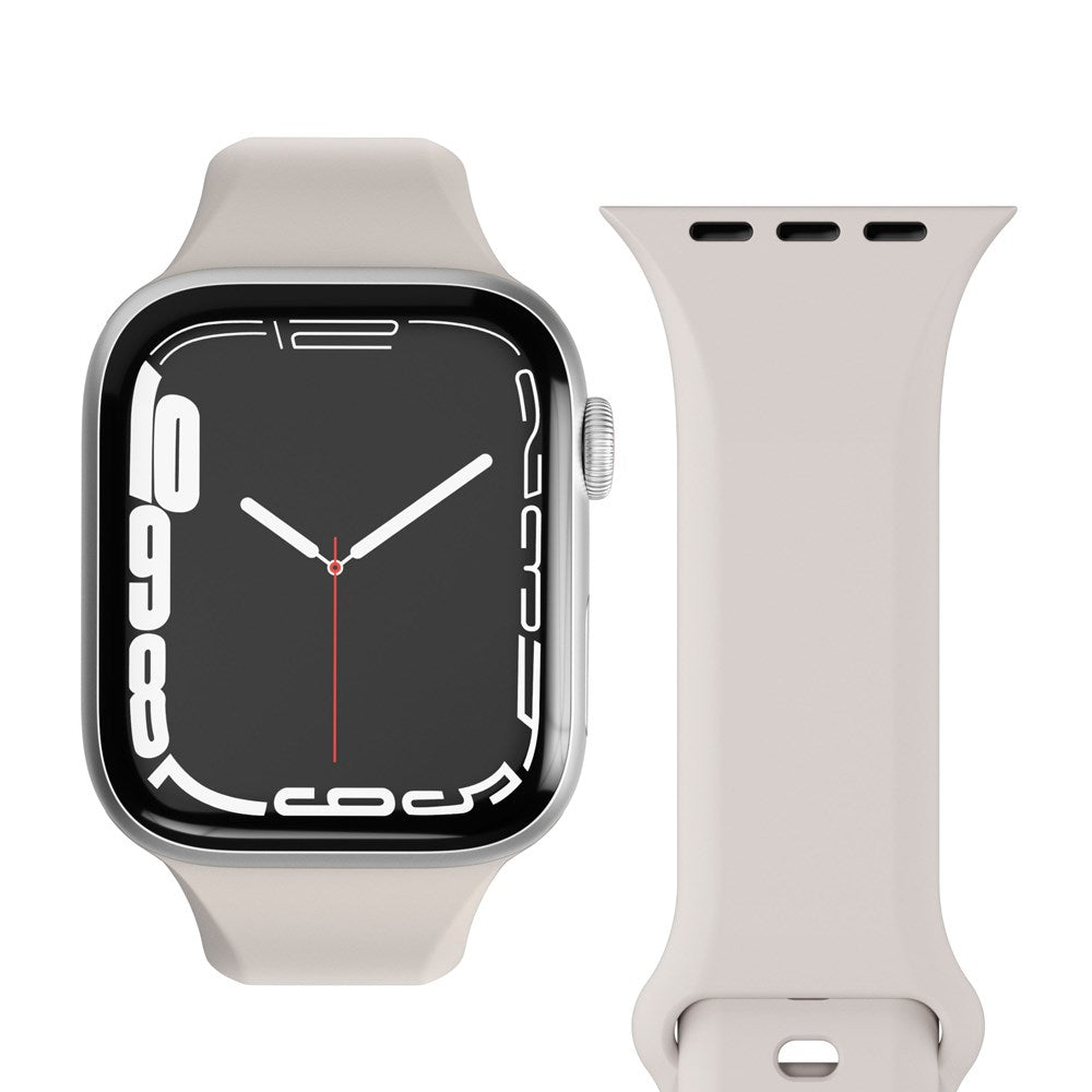 Vonmählen Apple Watch (38/40/SE/41/42mm) Classic Band 2 Återvunnet Silikon Rem - Grå