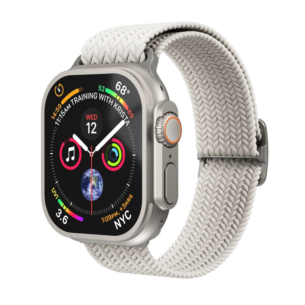 Vonmählen Apple Watch (38/40/SE/41/42mm) Woven Loop Nylonrem - Cream