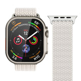 Vonmählen Apple Watch (38/40/SE/41/42mm) Woven Loop Nylonrem - Cream