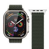 Vonmählen Apple Watch (42/44/45/SE/46/49mm) Woven Loop Nylonrem - Olive