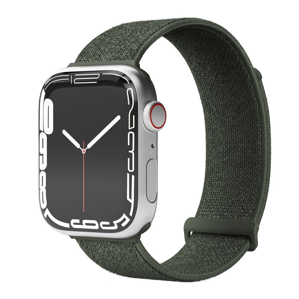 Apple Watch (42/44/45/SE/49mm) Vonmählen Fitness Loop 2 Nylonrem - Grön