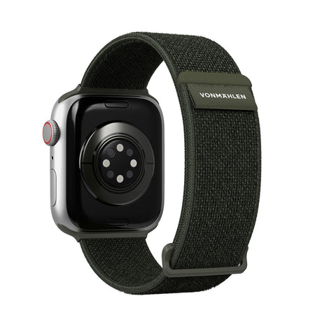 Apple Watch (42/44/45/SE/49mm) Vonmählen Fitness Loop 2 Nylonrem - Grön