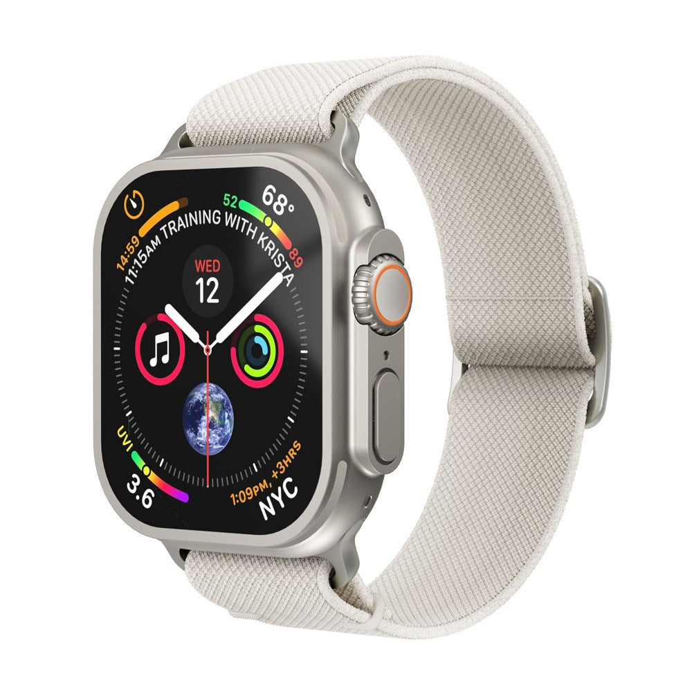 Vonmählen Apple Watch (38/40/SE/41/42mm) Classic Nylon Loop Rem - Cream