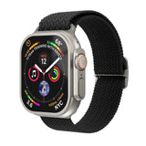 Vonmählen Apple Watch (42/44/45/SE/46/49mm) Woven Loop Nylonrem - Black