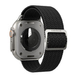 Vonmählen Apple Watch (42/44/45/SE/46/49mm) Woven Loop Nylonrem - Black