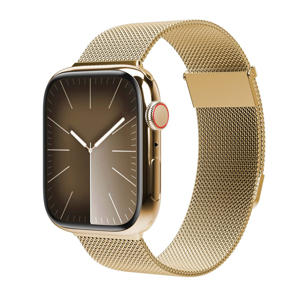 Vonmählen Apple Watch (38/40/SE/41/42mm) Milanese Loop 2 Rostfritt Stål Rem - Guld