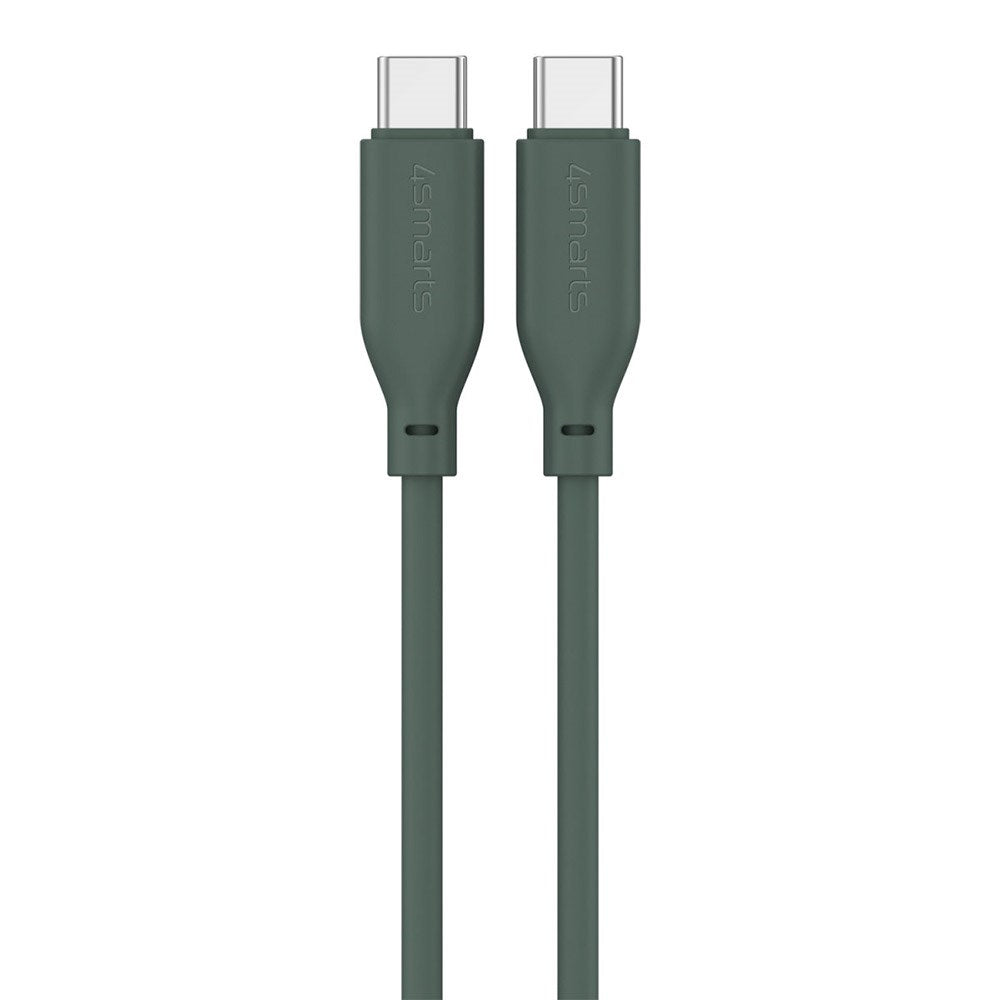 4smarts High Flex USB-C till USB-C-kabel 60W - 1,5 meter - Grön