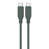 4smarts High Flex USB-C till USB-C-kabel 60W - 1,5 meter - Grön