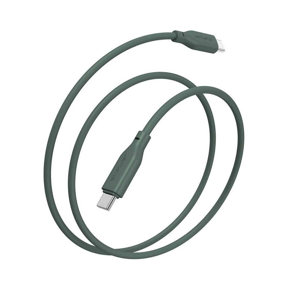 4smarts High Flex USB-C till USB-C-kabel 60W - 1,5 meter - Grön