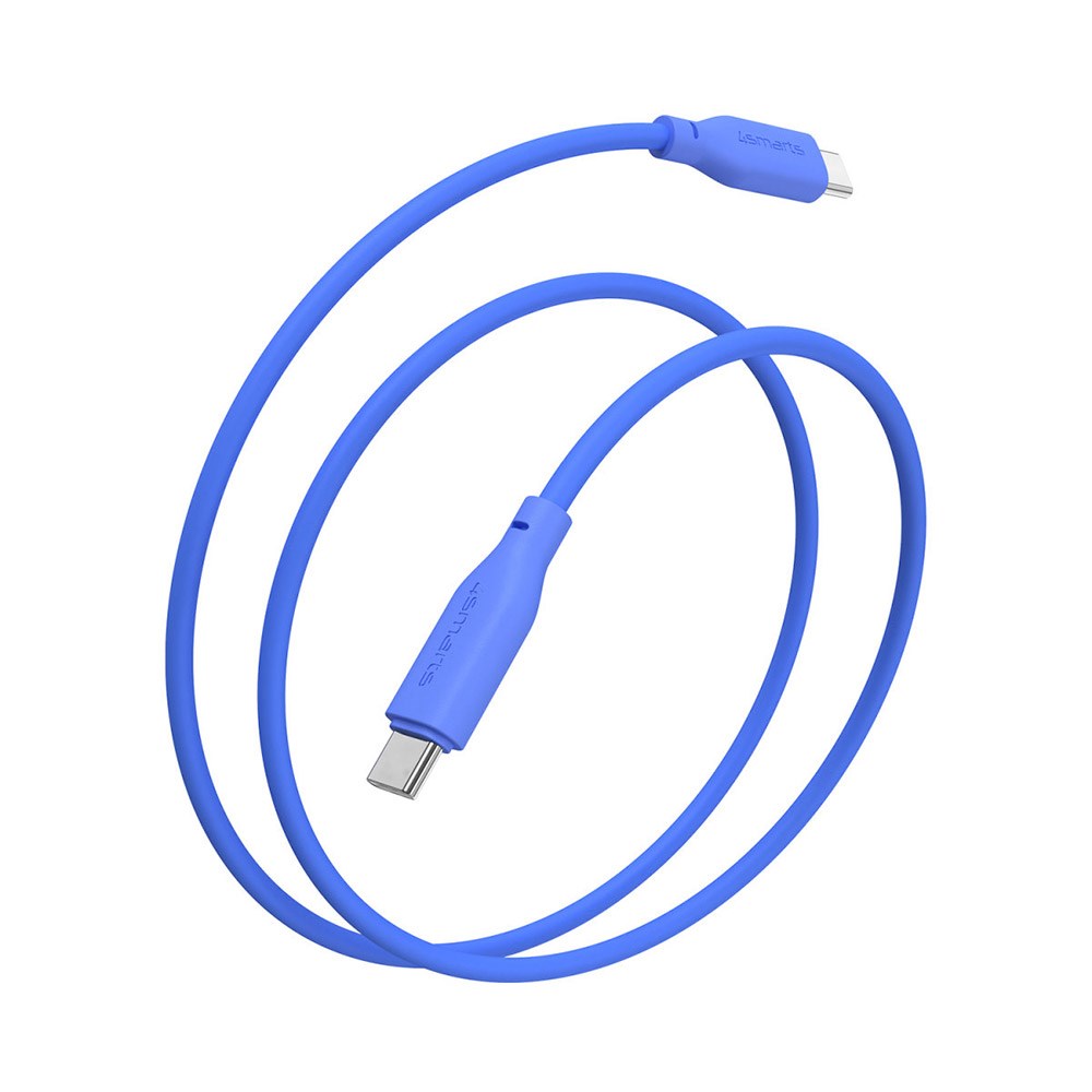 4smarts High Flex USB-C till USB-C-kabel 60W - 1,5 meter - Blå