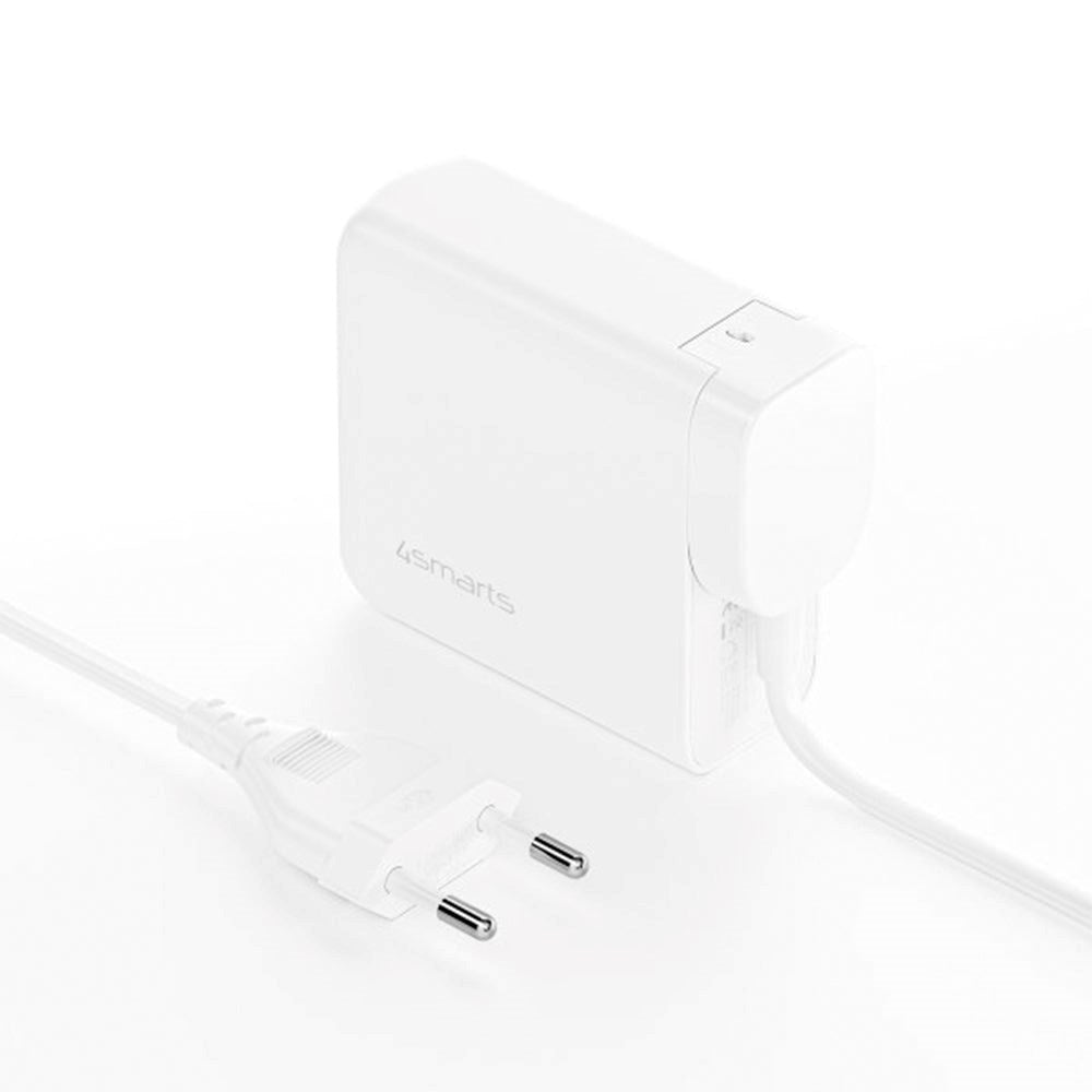 4smarts 100W PD Charger GaN Flex Pro - Väggladdare med 1 x USB-A & 3 x USB-C - Vit